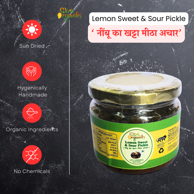 Lemon Sweet and Sour Pickle